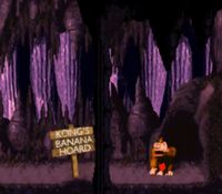 une photo d'Ã©cran de Donkey Kong Country sur Nintendo Super Nes